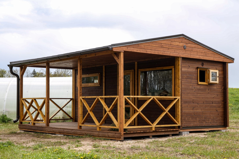 Saunahouse with terrace 6m